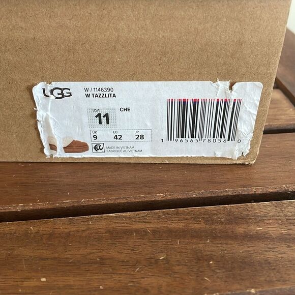 UGG Tazzlita Slip On Cozy Slippers Chestnut USA Women Size 11/UK 9/EU 42 - Picture 12 of 14